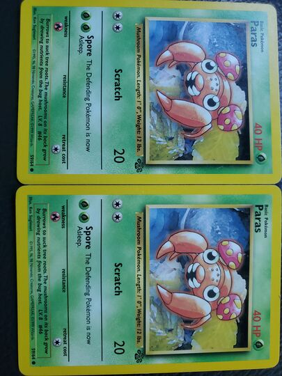 Details about / Ultra Rare Paras 1995 Pokemon Card Mint Condition